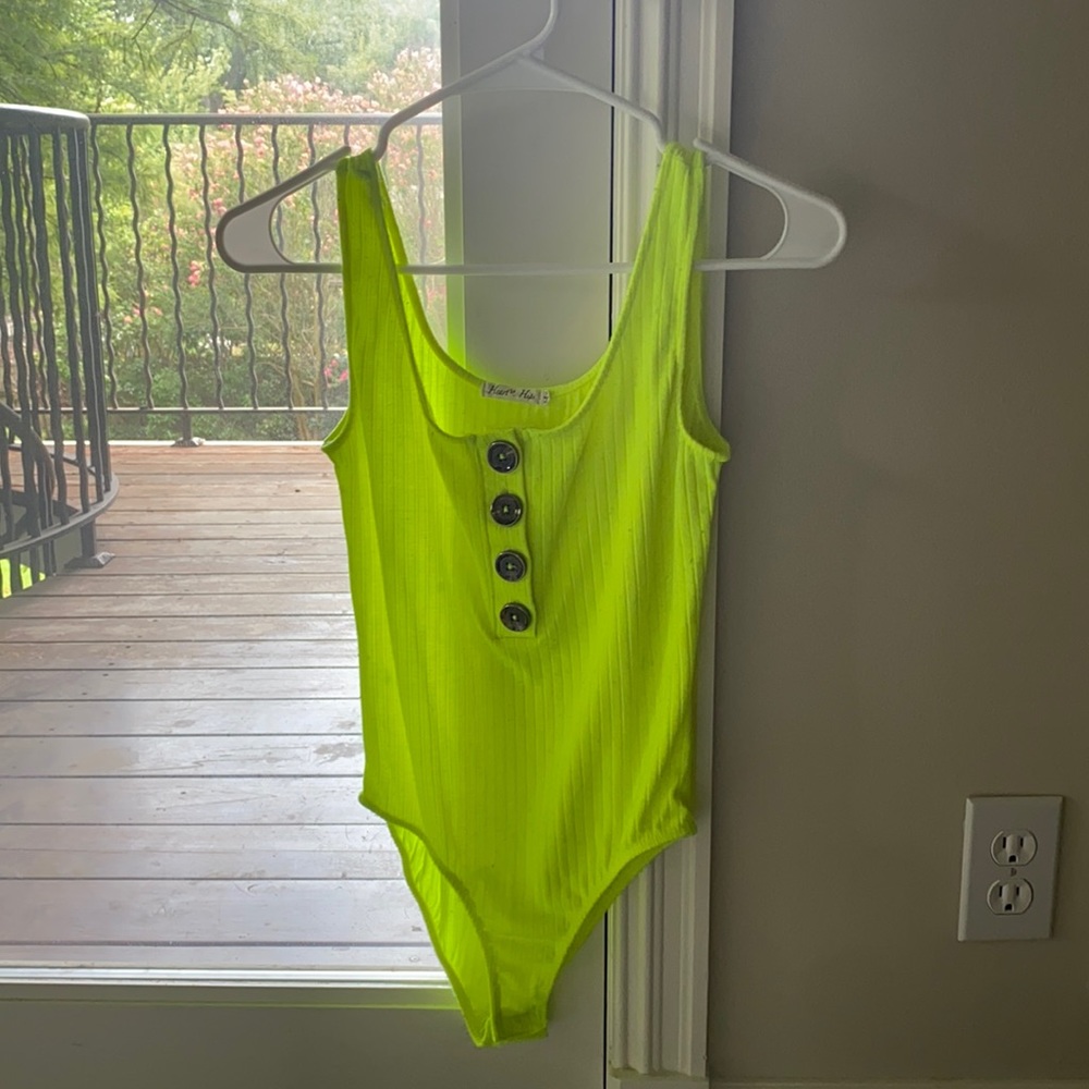 Neon body suit
